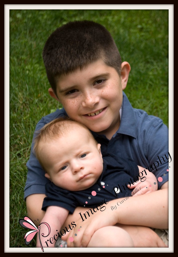 baby and big brother in lititz, pa