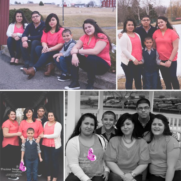 Latino Family in park